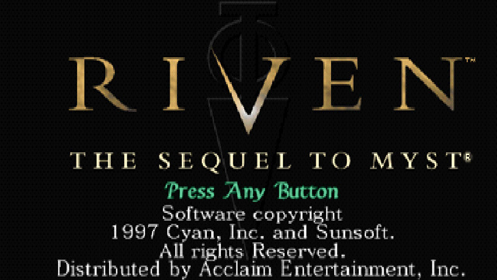 リヴン ザ・シークェル・トゥ・ミスト（Riven: The Sequel to Myst）