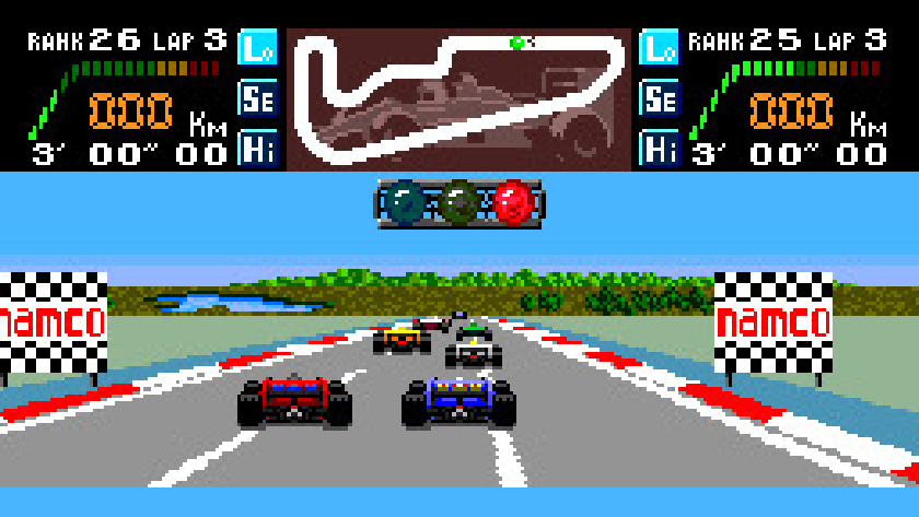 実在のF1マシンとサーキットの再現性