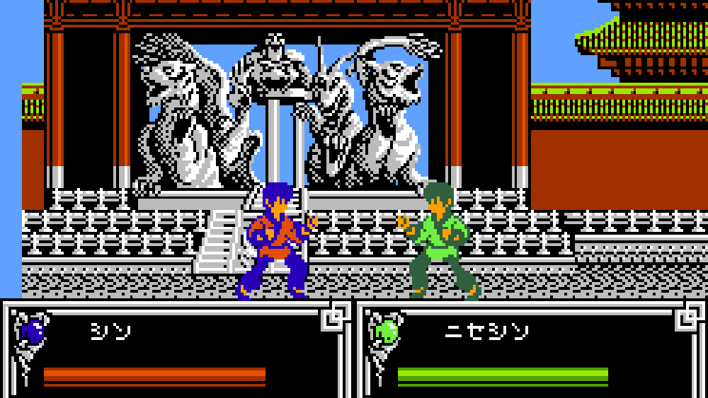 当時として画期的だった一対一の格闘スタイル