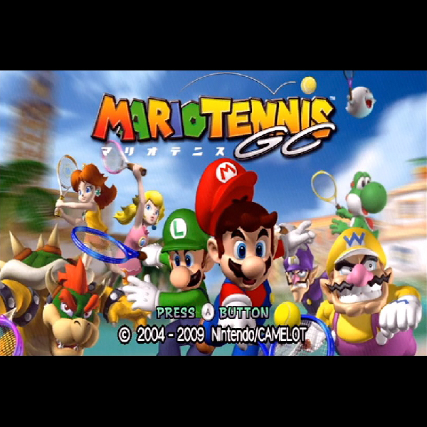 マリオテニスGC(Wiiであそぶセレクション)｜任天堂｜Wiiのゲーム画面