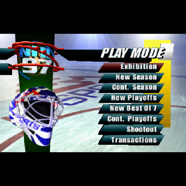 
                                      NHL97(EA SPORTS)｜
                                      ヴァージンインタラクティブ｜                                      セガサターン (SS)                                      のゲーム画面