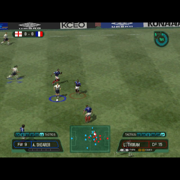 
                                      実況ワールドサッカー2000｜
                                      コナミ｜                                      プレイステーション2 (PS2)                                      のゲーム画面