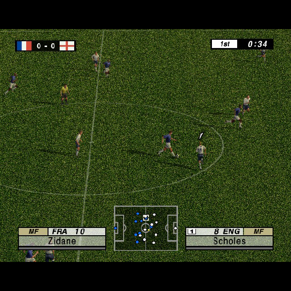 
                                      実況ワールドサッカー2001｜
                                      コナミ｜                                      プレイステーション2 (PS2)                                      のゲーム画面