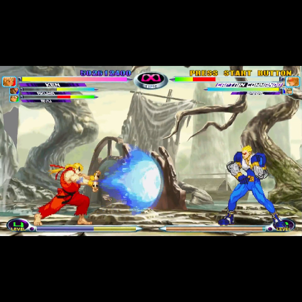 
                                      マーヴル VS カプコン2 ニューエイジオブヒーローズ｜
                                      カプコン｜                                      プレイステーション2 (PS2)                                      のゲーム画面
