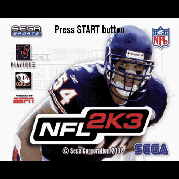 
                                      NFL 2K3｜
                                      セガ｜                                      プレイステーション2 (PS2)                                      のゲーム画面