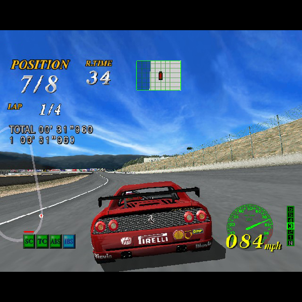 
                                      フェラーリ F355チャレンジ｜
                                      セガ｜                                      プレイステーション2 (PS2)                                      のゲーム画面