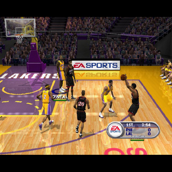 
                                      NBAライブ2002(EA SPORTS)｜
                                      エレクトロニック・アーツ｜                                      プレイステーション2 (PS2)                                      のゲーム画面