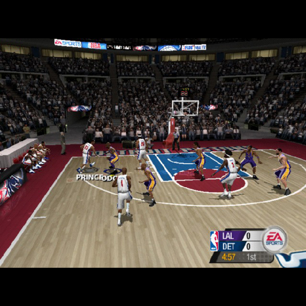 
                                      NBAライブ2005(EAベストヒッツ)｜
                                      エレクトロニック・アーツ｜                                      プレイステーション2 (PS2)                                      のゲーム画面