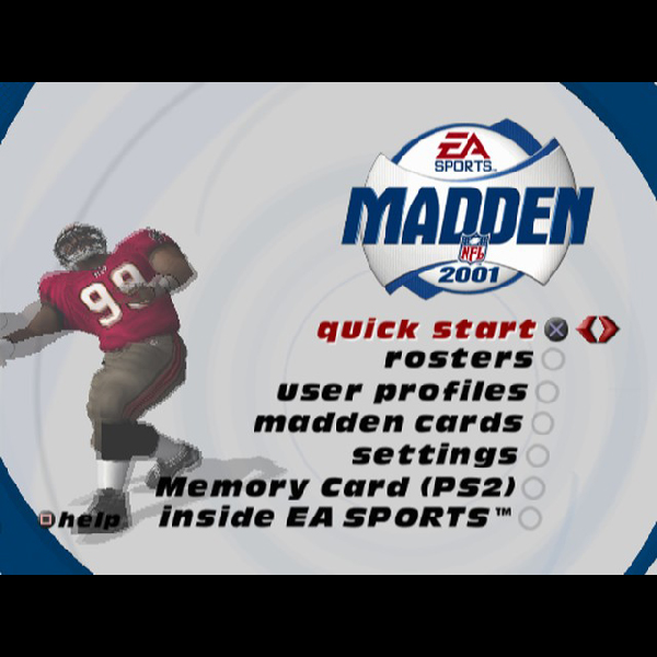 
                                      マッデン NFLスーパーボウル2001(EA SPORTS)｜
                                      エレクトロニック・アーツ｜                                      プレイステーション2 (PS2)                                      のゲーム画面