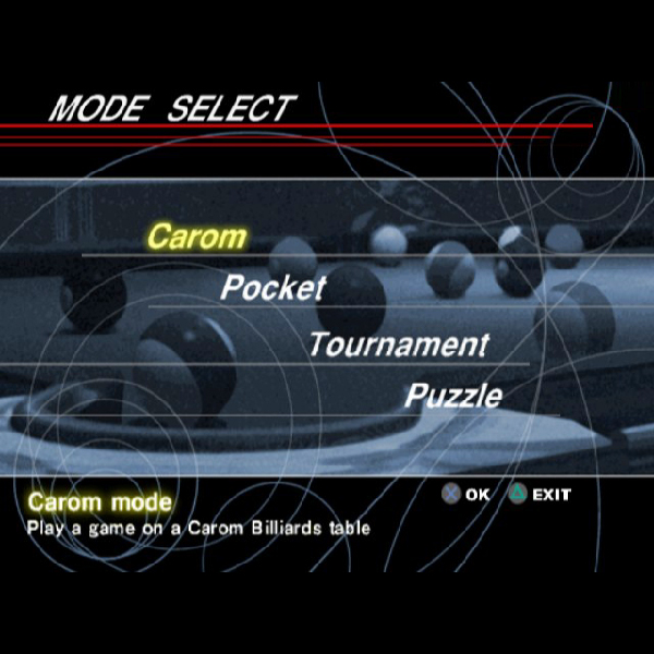
                                      EXビリヤード｜
                                      タカラ｜                                      プレイステーション2 (PS2)                                      のゲーム画面