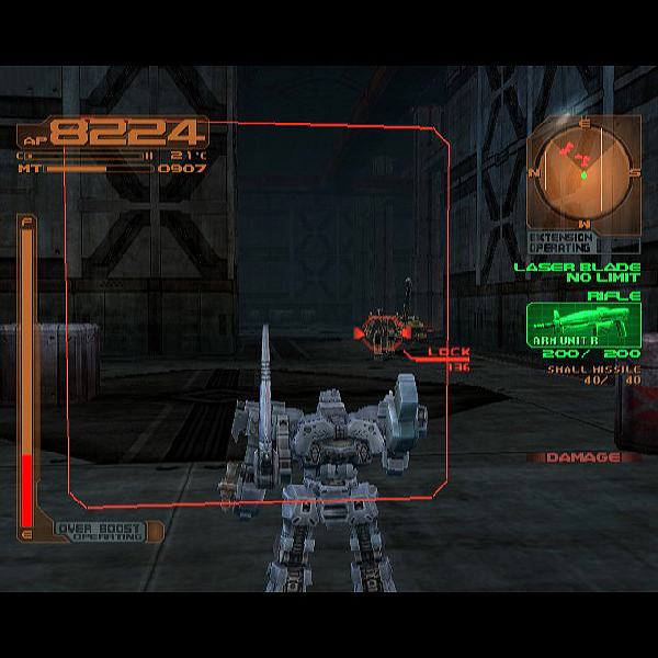 
                                      アーマード・コア3｜
                                      フロム・ソフトウェア｜                                      プレイステーション2 (PS2)                                      のゲーム画面