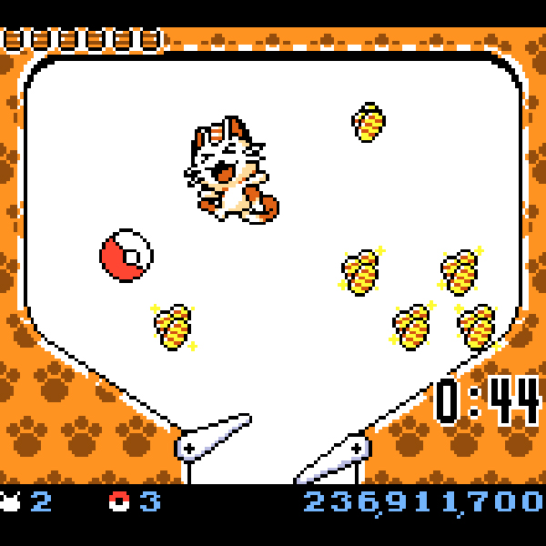 
                                      ポケモンピンボール｜
                                      任天堂｜                                      ゲームボーイ (GB)                                      のゲーム画面