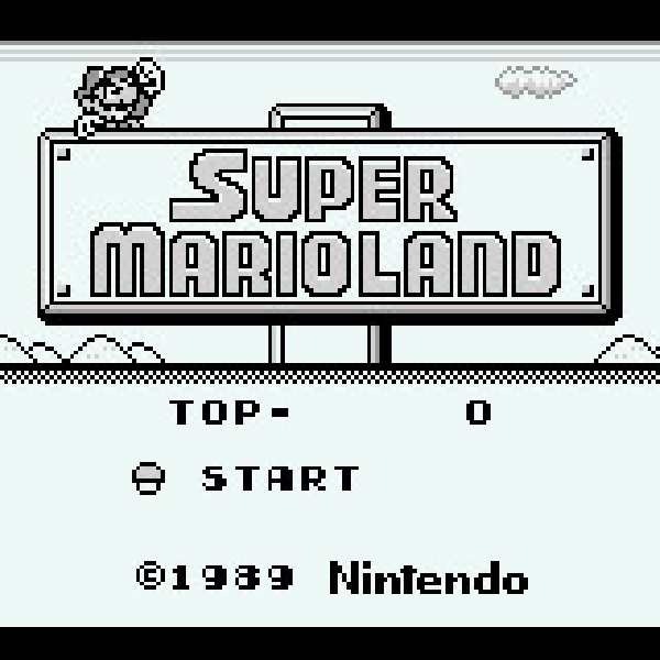 
                                      スーパーマリオランド｜
                                      任天堂｜                                      ゲームボーイ (GB)                                      のゲーム画面