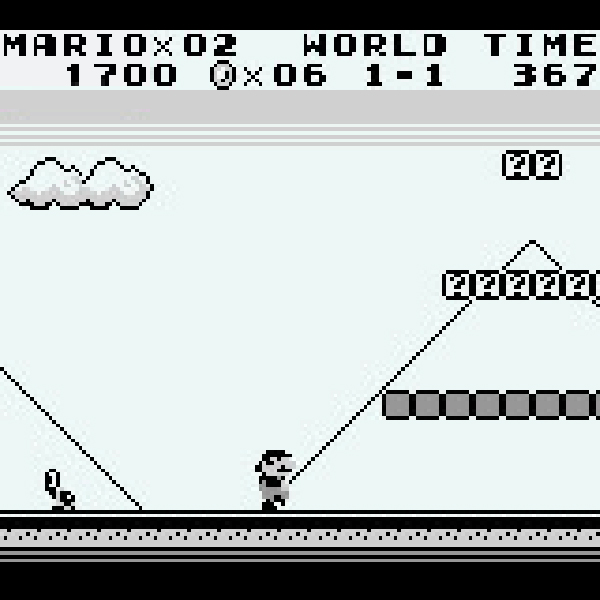 
                                      スーパーマリオランド｜
                                      任天堂｜                                      ゲームボーイ (GB)                                      のゲーム画面
