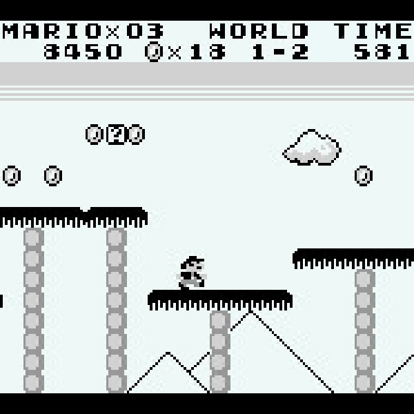 
                                      スーパーマリオランド｜
                                      任天堂｜                                      ゲームボーイ (GB)                                      のゲーム画面