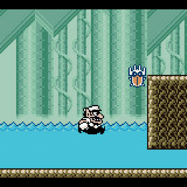 
                                      ワリオランド3 不思議なオルゴール｜
                                      任天堂｜                                      ゲームボーイ (GB)                                      のゲーム画面