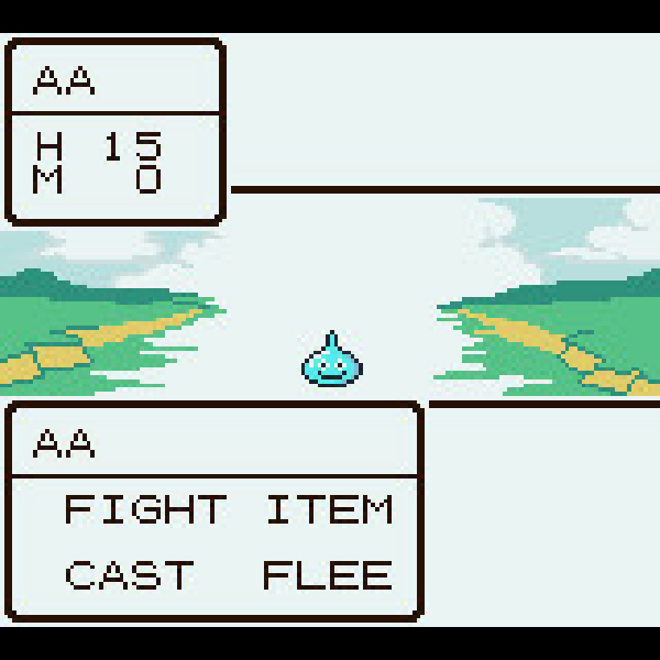 ドラゴンクエスト1・2|
                                      エニックス|                                      ゲームボーイ (GB)                                      のゲーム画面