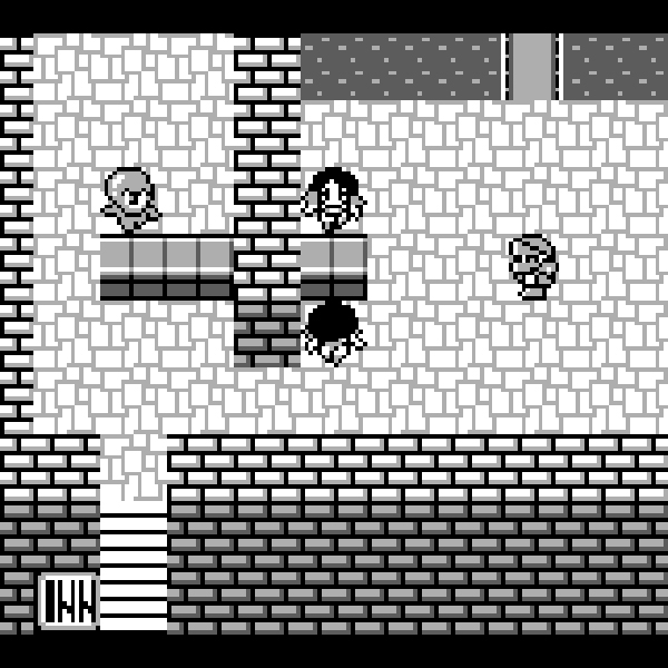 
                                      魔界塔士サガ｜
                                      スクウェア｜                                      ゲームボーイ (GB)                                      のゲーム画面