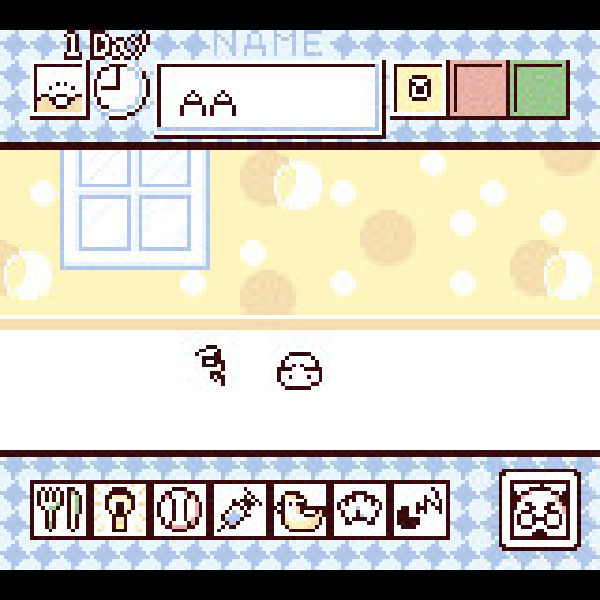 
                                      ゲームで発見!!たまごっち｜
                                      バンダイ｜                                      ゲームボーイ (GB)                                      のゲーム画面