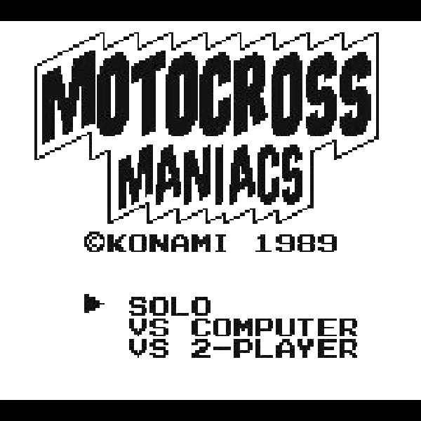 
                                      モトクロスマニアックス｜
                                      コナミ｜                                      ゲームボーイ (GB)                                      のゲーム画面