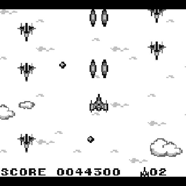 
                                      ソーラーストライカー｜
                                      任天堂｜                                      ゲームボーイ (GB)                                      のゲーム画面