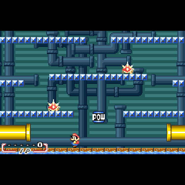 
                                      スーパーマリオアドバンス｜
                                      任天堂｜                                      ゲームボーイアドバンス (GBA)                                      のゲーム画面