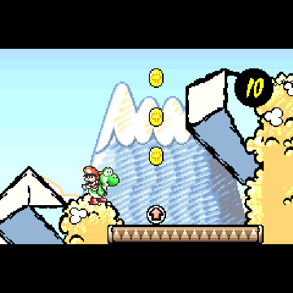 
                                      スーパーマリオアドバンス3｜
                                      任天堂｜                                      ゲームボーイアドバンス (GBA)                                      のゲーム画面