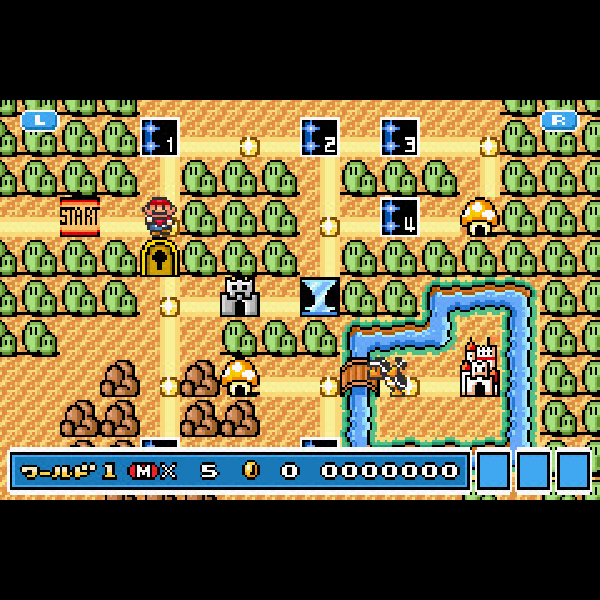 
                                      スーパーマリオアドバンス4｜
                                      任天堂｜                                      ゲームボーイアドバンス (GBA)                                      のゲーム画面