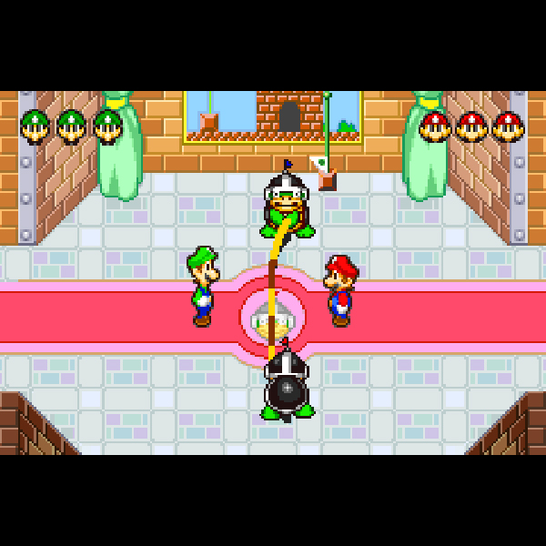 
                                      マリオ&ルイージRPG｜
                                      任天堂｜                                      ゲームボーイアドバンス (GBA)                                      のゲーム画面