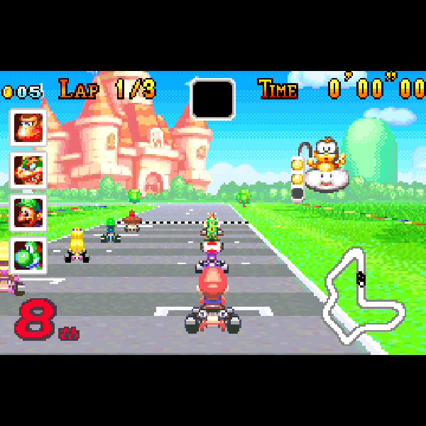 
                                      マリオカートアドバンス｜
                                      任天堂｜                                      ゲームボーイアドバンス (GBA)                                      のゲーム画面