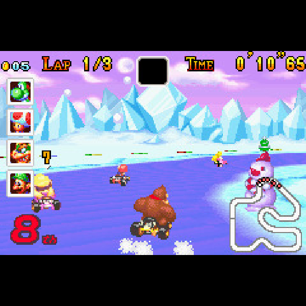 
                                      マリオカートアドバンス｜
                                      任天堂｜                                      ゲームボーイアドバンス (GBA)                                      のゲーム画面