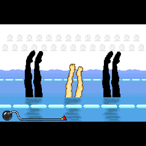 
                                      まわるメイドインワリオ｜
                                      任天堂｜                                      ゲームボーイアドバンス (GBA)                                      のゲーム画面