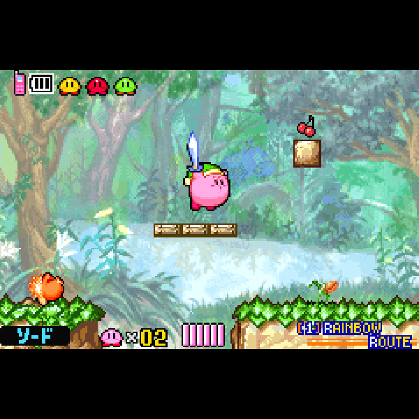 
                                      星のカービィ 鏡の大迷宮｜
                                      任天堂｜                                      ゲームボーイアドバンス (GBA)                                      のゲーム画面