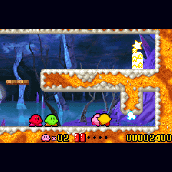 
                                      星のカービィ 夢の泉デラックス｜
                                      任天堂｜                                      ゲームボーイアドバンス (GBA)                                      のゲーム画面