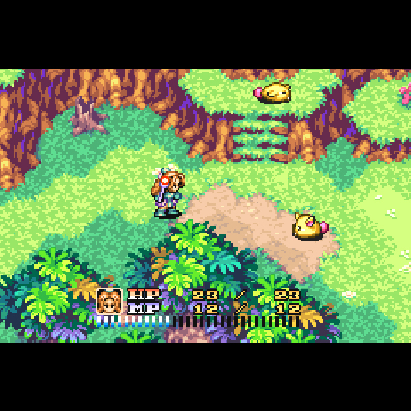 
                                      新約 聖剣伝説｜
                                      スクウェア・エニックス｜                                      ゲームボーイアドバンス (GBA)ゲームボーイアドバンス (GBA)                                      のゲーム画面