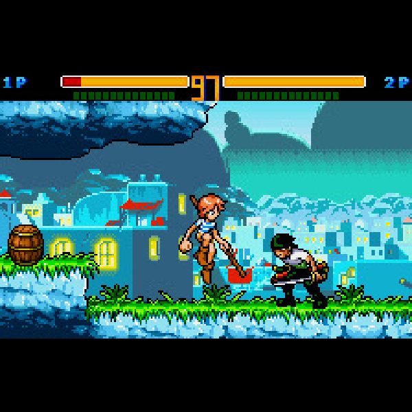 
                                      テレビアニメ ワンピース グランドバトル スワンコロシアム｜
                                      バンダイ｜                                      ワンダースワン (WS)                                      のゲーム画面