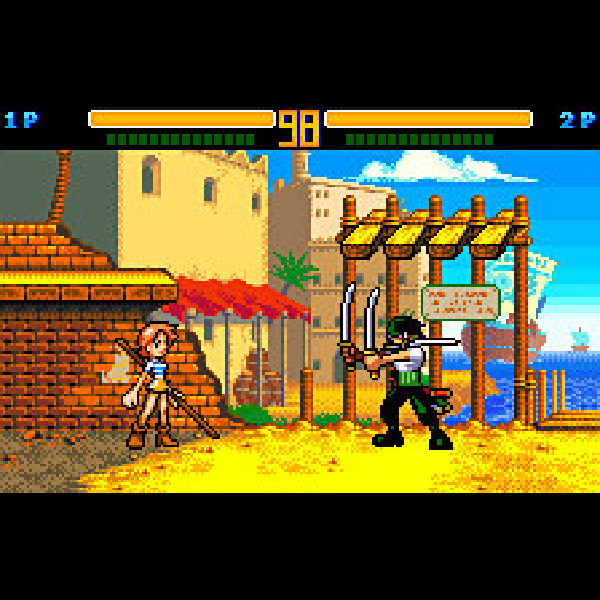 
                                      テレビアニメ ワンピース グランドバトル スワンコロシアム｜
                                      バンダイ｜                                      ワンダースワン (WS)                                      のゲーム画面