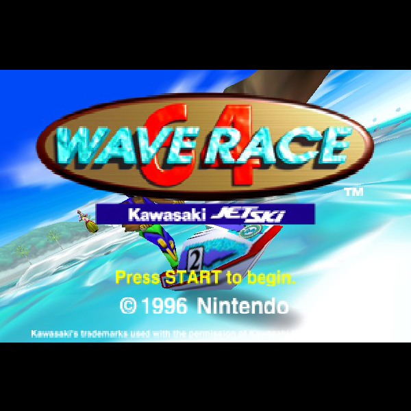 
                                      ウェーブレース64 カワサキジェットスキー｜
                                      任天堂｜                                      ニンテンドー64 (N64)                                      のゲーム画面
