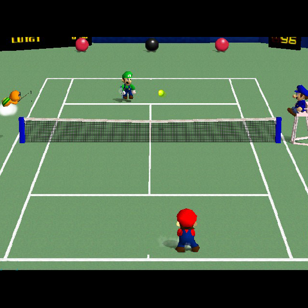 
                                      マリオテニス64｜
                                      任天堂｜                                      ニンテンドー64 (N64)                                      のゲーム画面