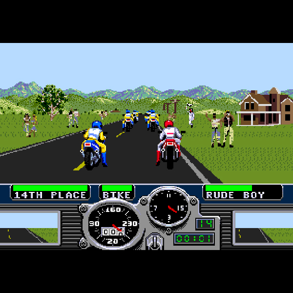 ロード・ラッシュ｜メガドライブ (MD)｜エレクトロニック・アーツ 