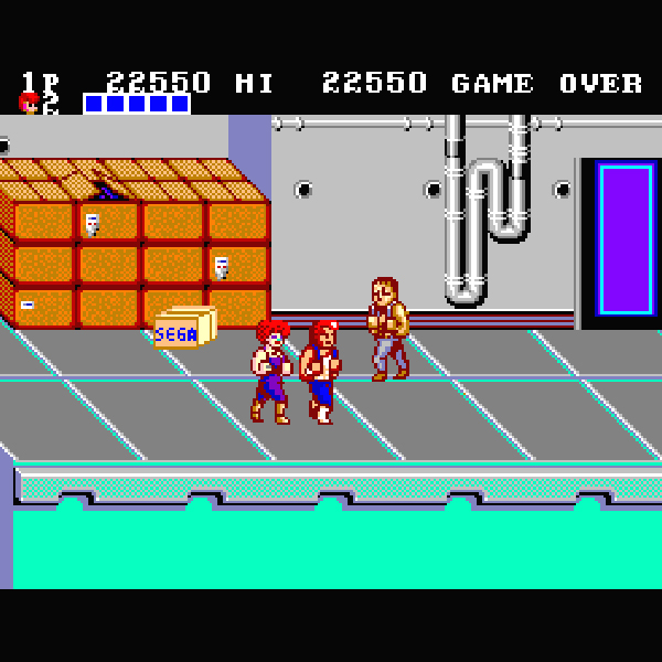 ダブルドラゴン GOLD CARTRIDGE マークIII ダブルドラゴン(ゴールドカートリッジ)｜セガ・マーク3 (Mark3
