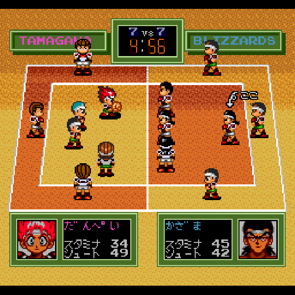 炎の闘球児 ドッジ弾平』1992年／PCエンジン - レトロゲームの