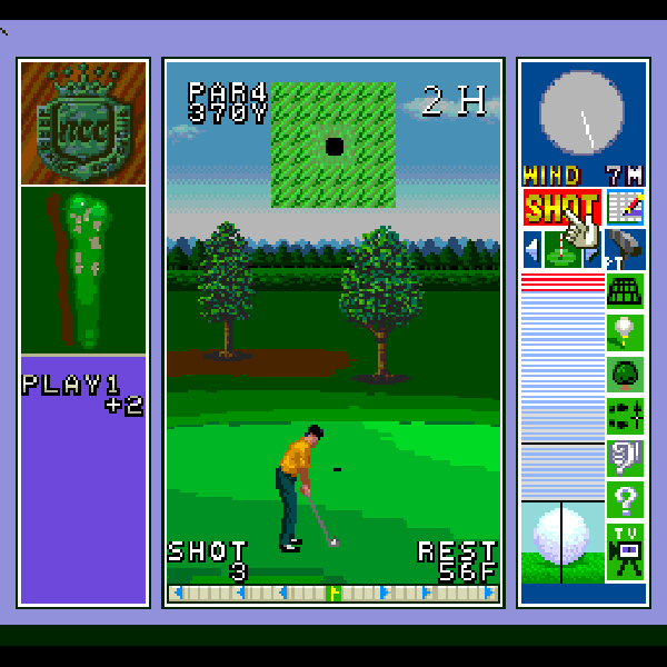パワーゴルフ2 ゴルファー(スーパーCD-ROM2専用)｜PCエンジン (PCE