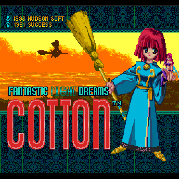 
                                      コットン(スーパーCD-ROM2専用)｜
                                      ハドソン｜                                      PCエンジン (PCE)                                      のゲーム画面