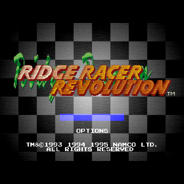 
                                      リッジレーサーレボリューション｜
                                      ナムコ｜                                      プレイステーション (PS1)                                      のゲーム画面