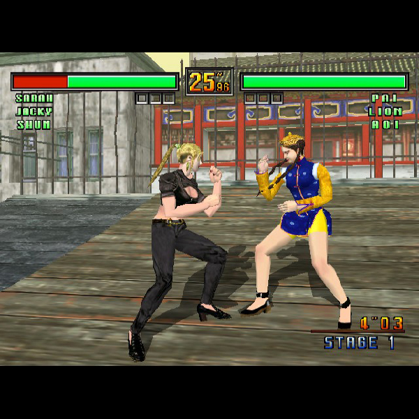 
                                      バーチャファイター3tb｜
                                      セガ｜                                      ドリームキャスト (DC)                                      のゲーム画面