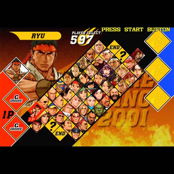 カプコン VS SNK 2 ミリオネアファイティング2001｜カプコン｜ドリームキャスト (DC)のゲーム画面
