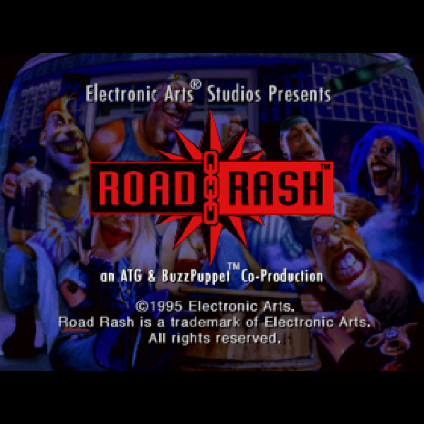 ロードラッシュ｜エレクトロニック・アーツ｜プレイステーション (PS1)のゲーム画面